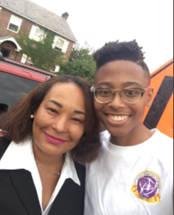 Director Carter and C. Carter Polston at National Night Out